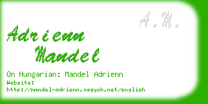 adrienn mandel business card
